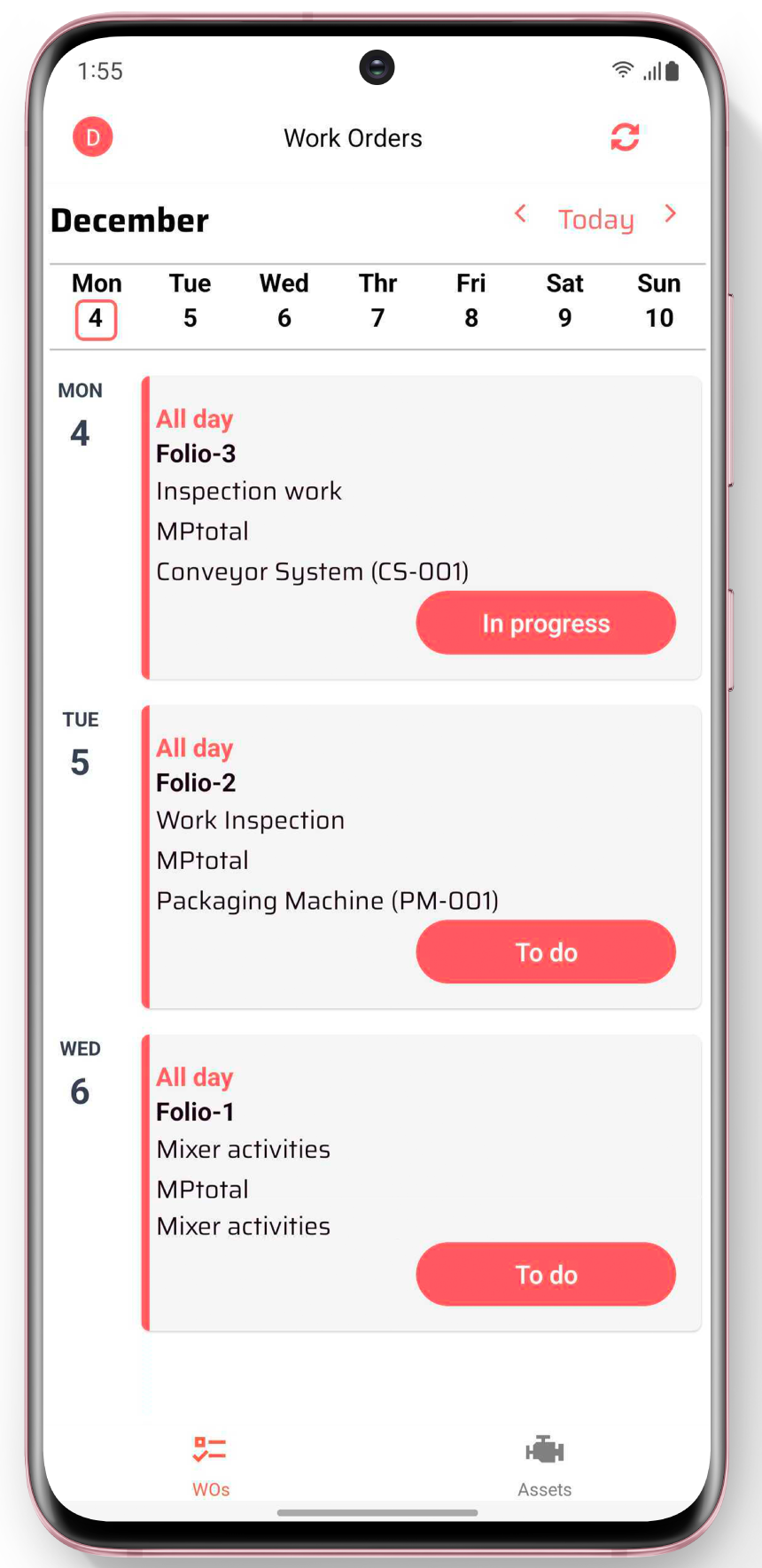 mpindustries-app-1 agenda - app de mantenimiento
